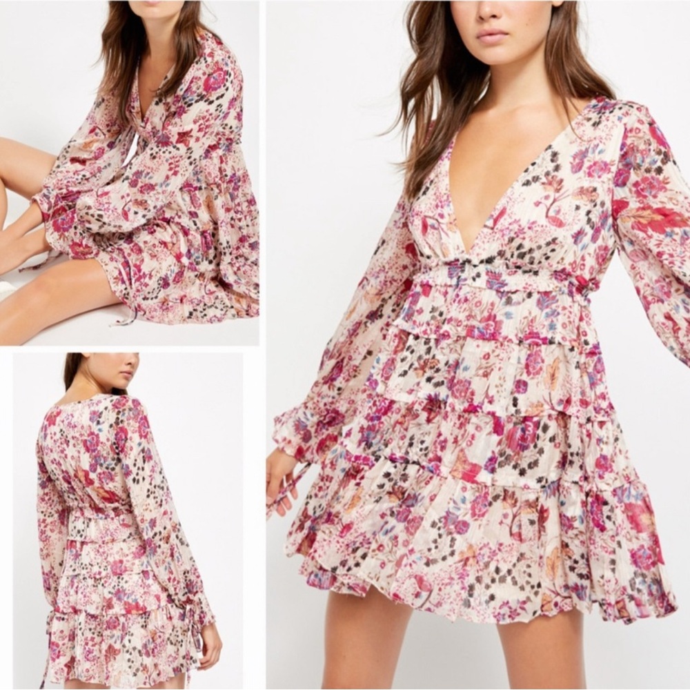 Free People Closer to the Heart Mini Dress